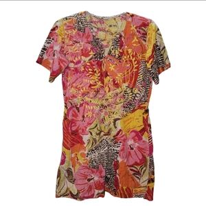 EUCRaj Swim Suit Cover Up Cotton Embroidered Floral Tunic Resort Cruise Vacation